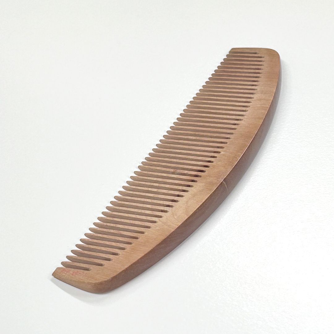 新品未使用】 みねばり櫛 お六櫛（とかし櫛・5寸5分・荒歯） 希少品