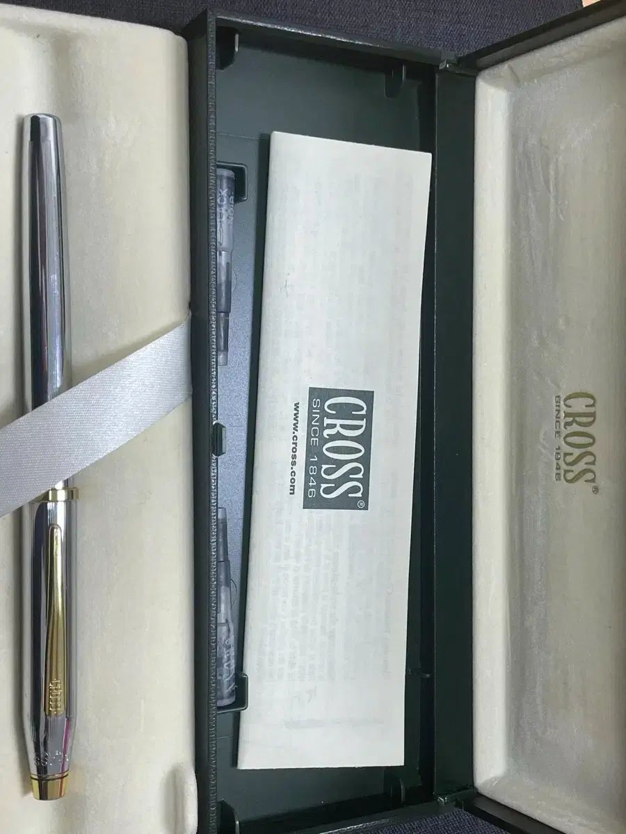 最安値，品質保証 クロス 万年筆 センチュリー II ラストラス クロム GT 23K ゴールドプレート Fニブ 語学・辞書・学習参考書