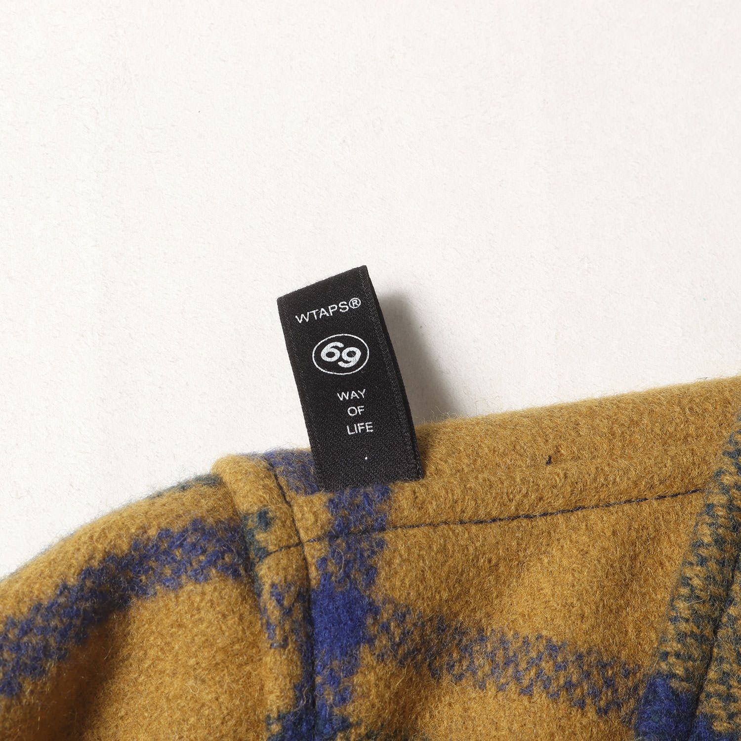 WTAPS ダブルタップス ジャケット マスタード×ネイビー サイズ:S