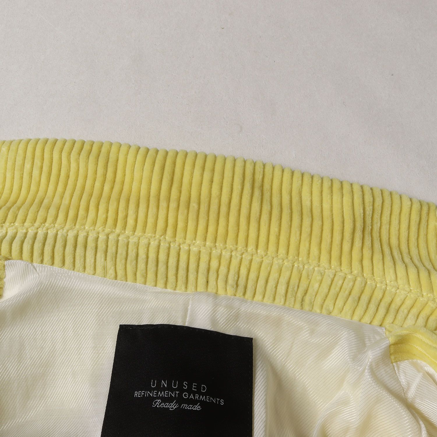 UNUSED アンユーズド コート イエロー サイズ:2 | 超太畝コーデュロイ