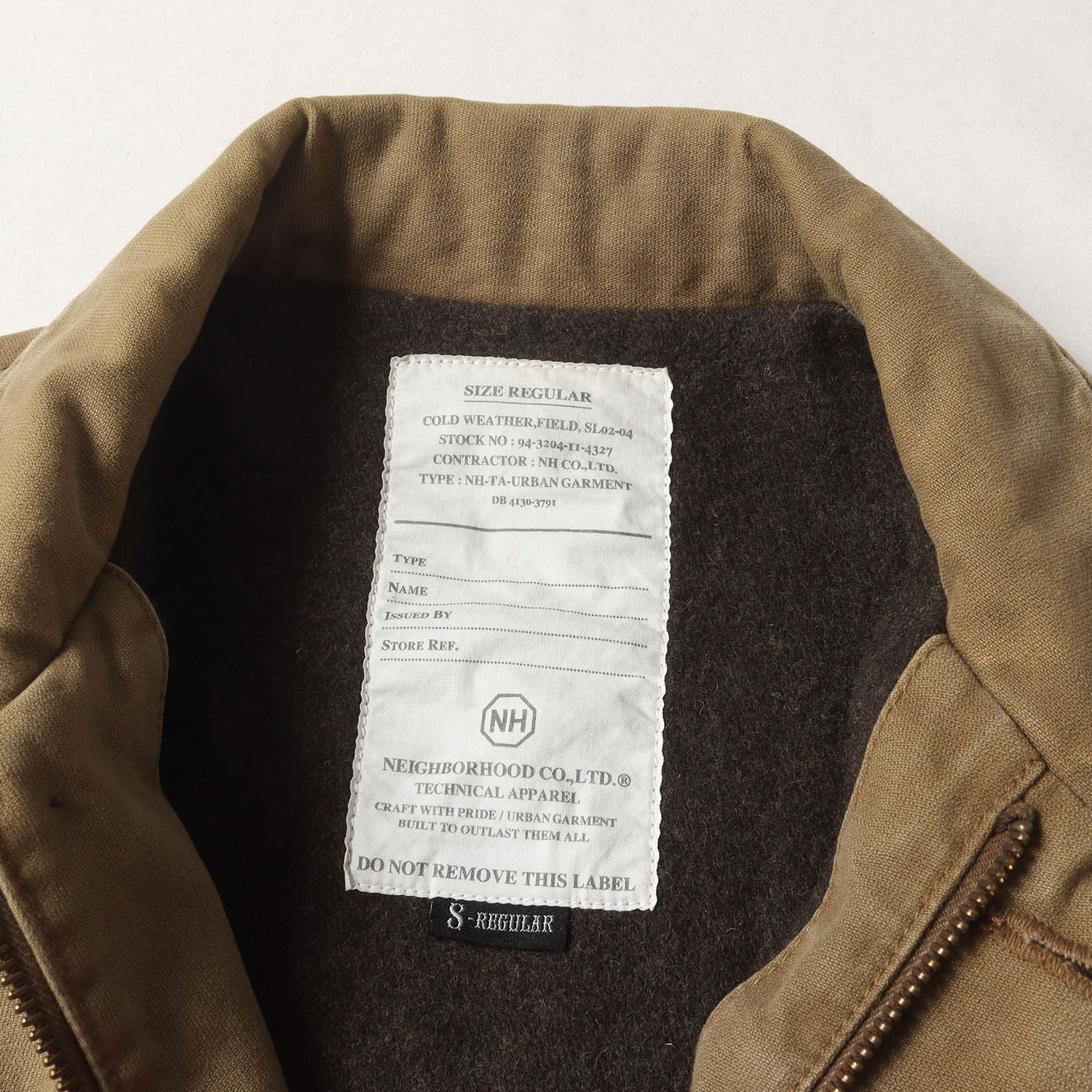 NEIGHBORHOODネイバーフッド　A-2 デッキジャケット NEIGHBORHOOD ネイバーフッド ジャケット オリーブドラブ サイズ:S