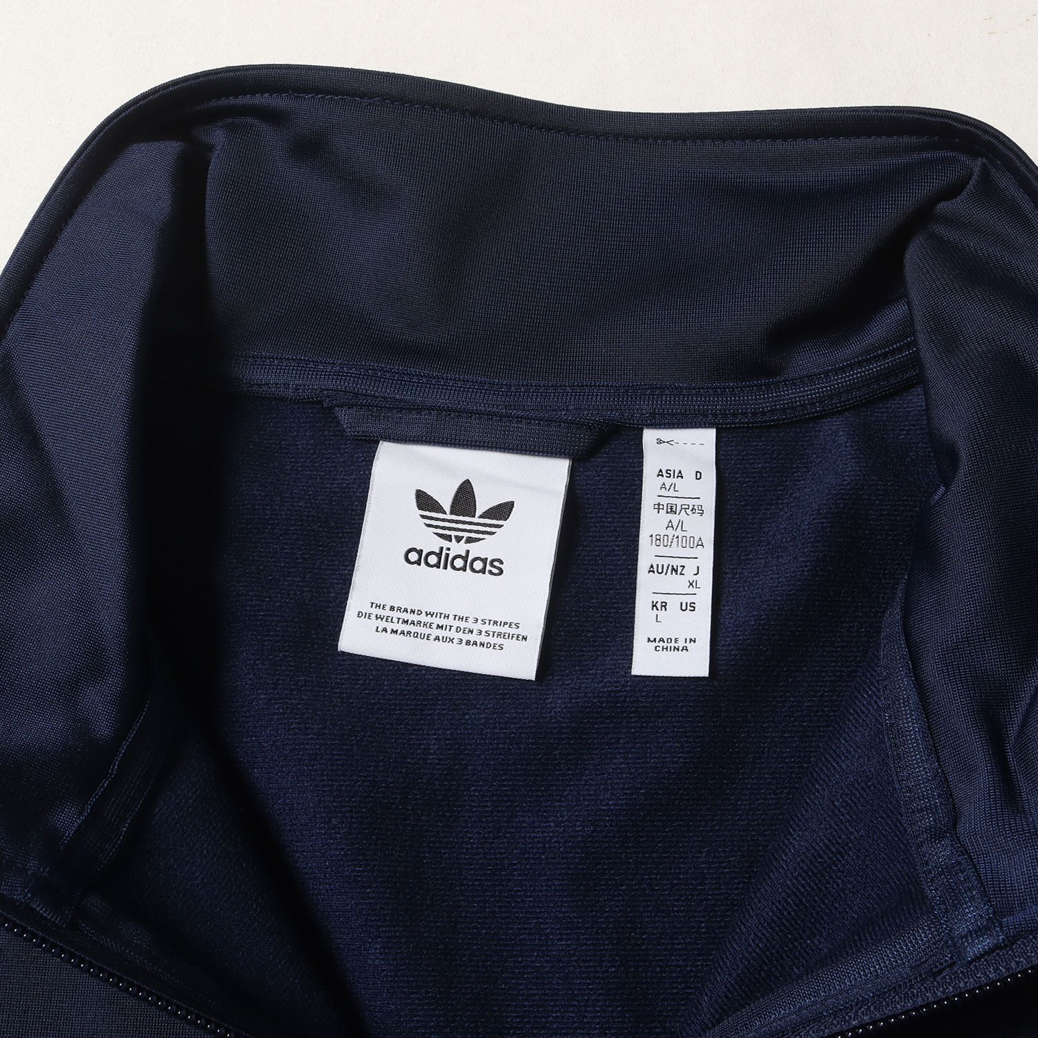 adidas ジャージ XL 白/ネイビー ベッケンバウアー IP0418 adidas 