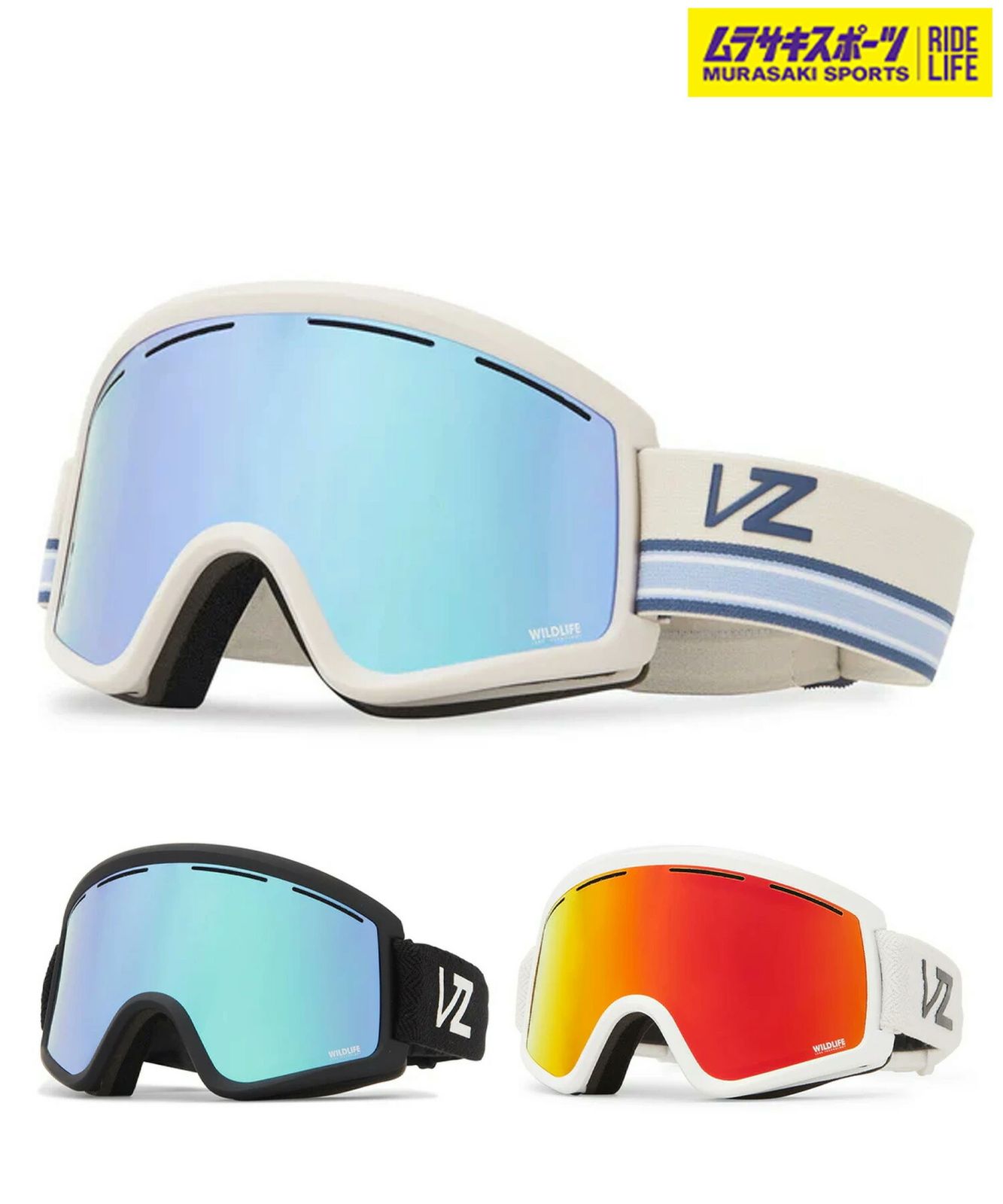 2526 ボンジッパー スノーボード ゴーグル ユニセックス CLEAVER ムラサキスポーツ 25 26モデル MX K 28