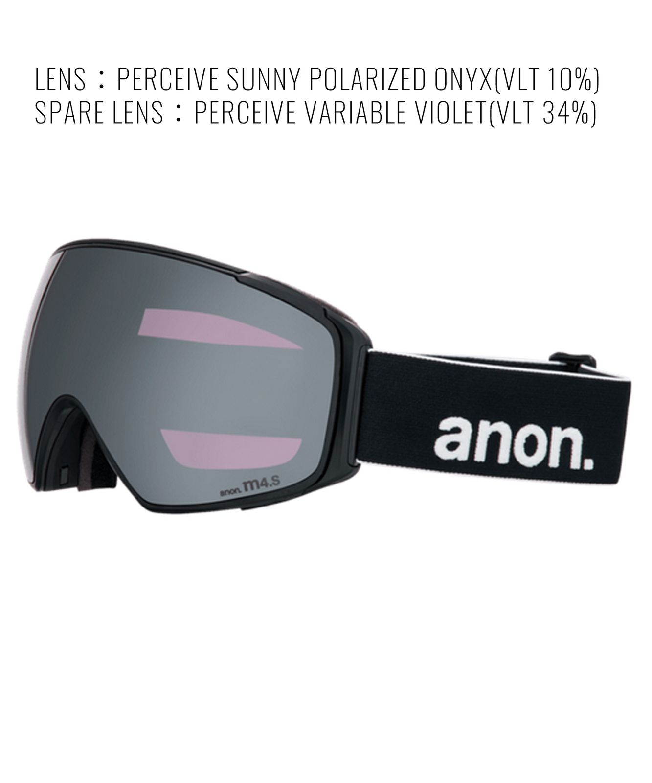 2526 ANON アノン スノーボード ゴーグル ユニセックス M 4 S Goggles Polarized Lens Toric ムラサキスポーツ 25-26モデル MM D 11