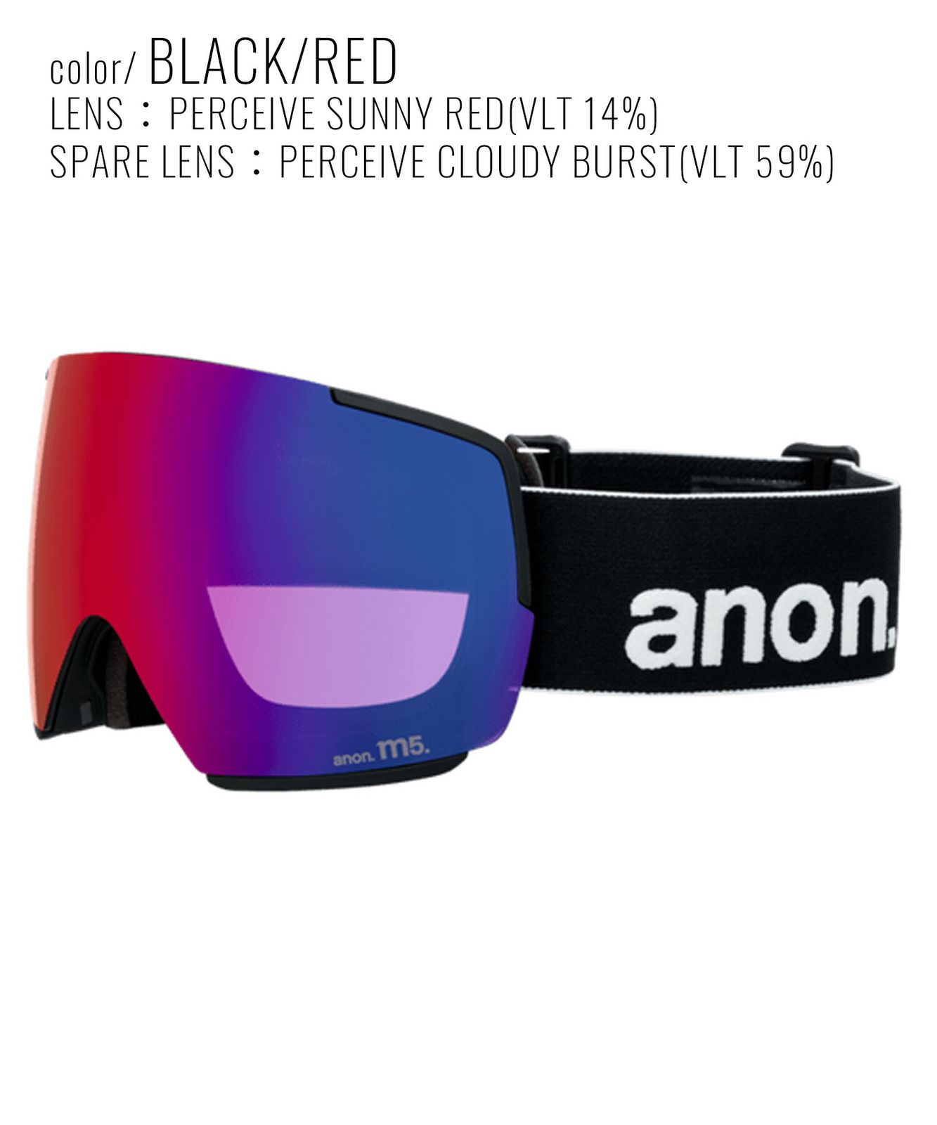 2526 ANON アノン スノーボード ゴーグル ユニセックス M 5 Goggles MFI Face Mask ムラサキスポーツ 25-26モデル MM D 11