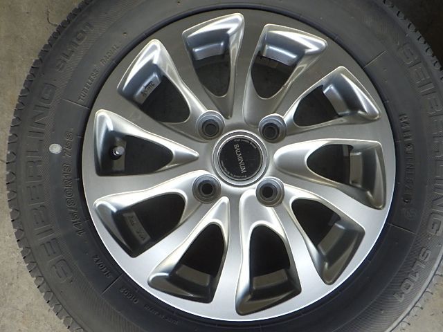 232 785 アルミホイール＆ラジアルタイヤ 145 80 R 13 2021年 ４本セット