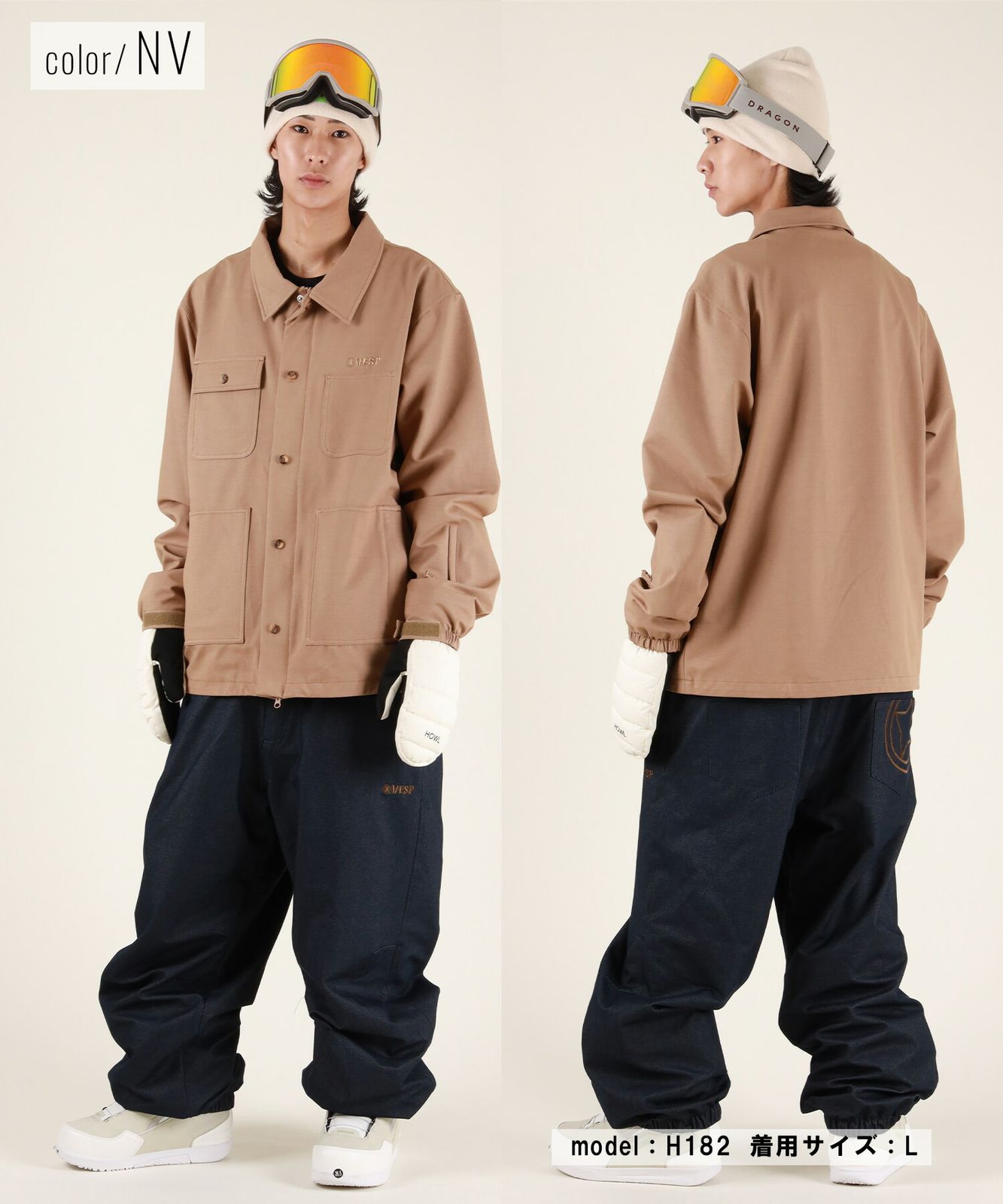 2526】新品 VESP べスプ スノーボード ウェア パンツ ユニセックス