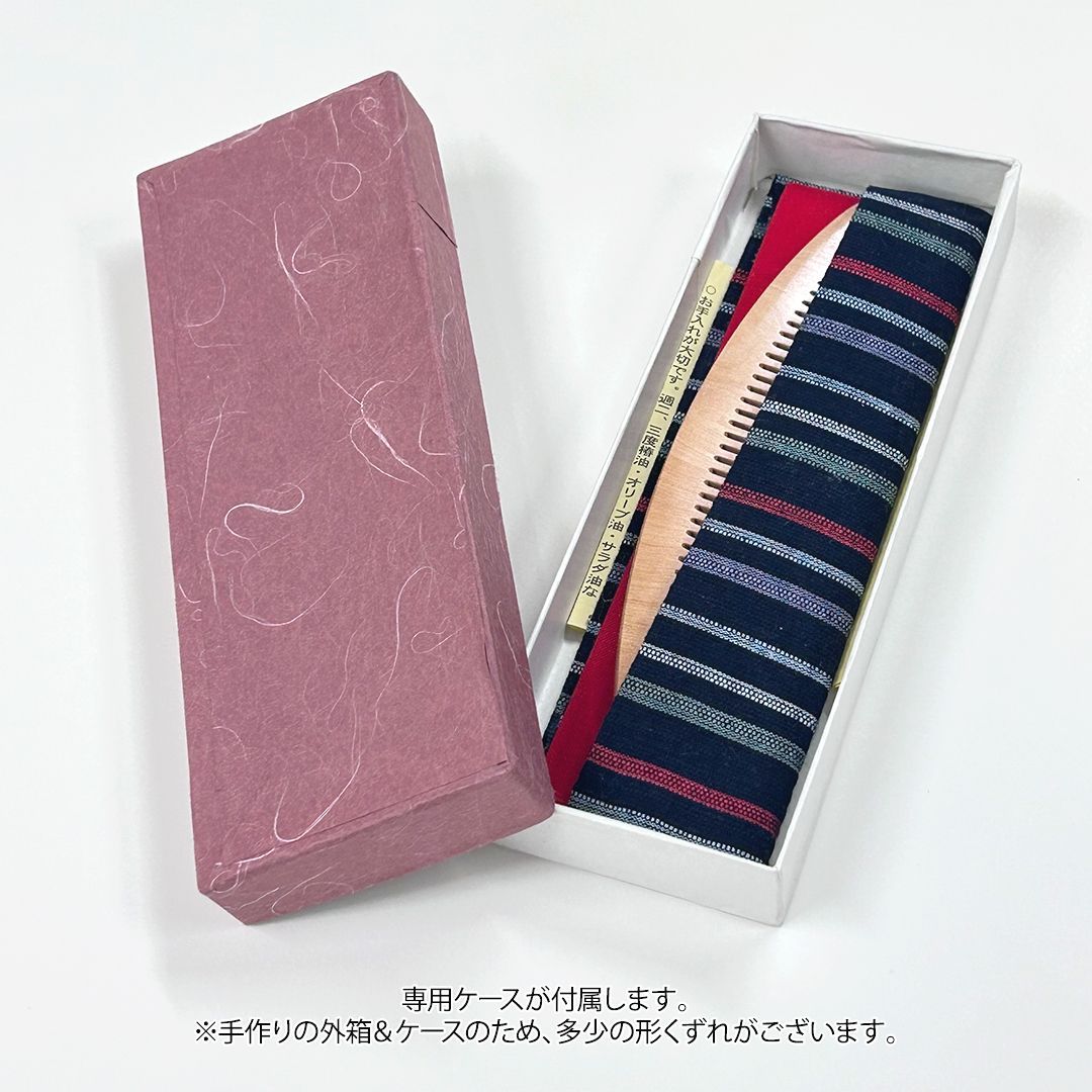 青柳和邦作 三十六屋 お六櫛工房 峰張 とき櫛 3.5寸 つげ 櫛 みねばり 青柳和邦作 三十六屋 お六櫛工房 峰張 とき櫛