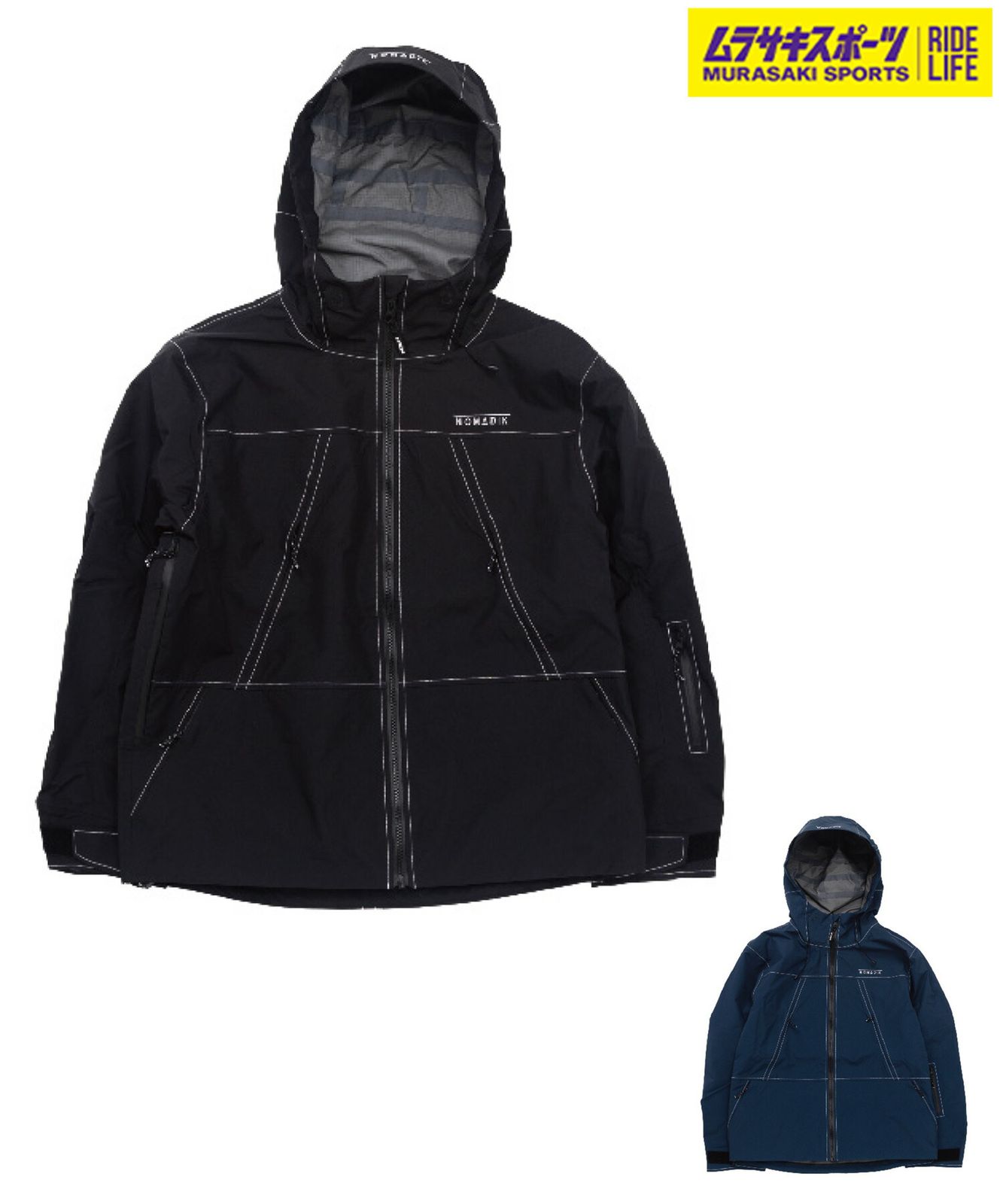 【2526】新品 NOMADIK ノマディック スノーボード ウェア ジャケット ユニセックス URBAN TECH JKT ムラサキスポーツ 25-26モデル MM D4