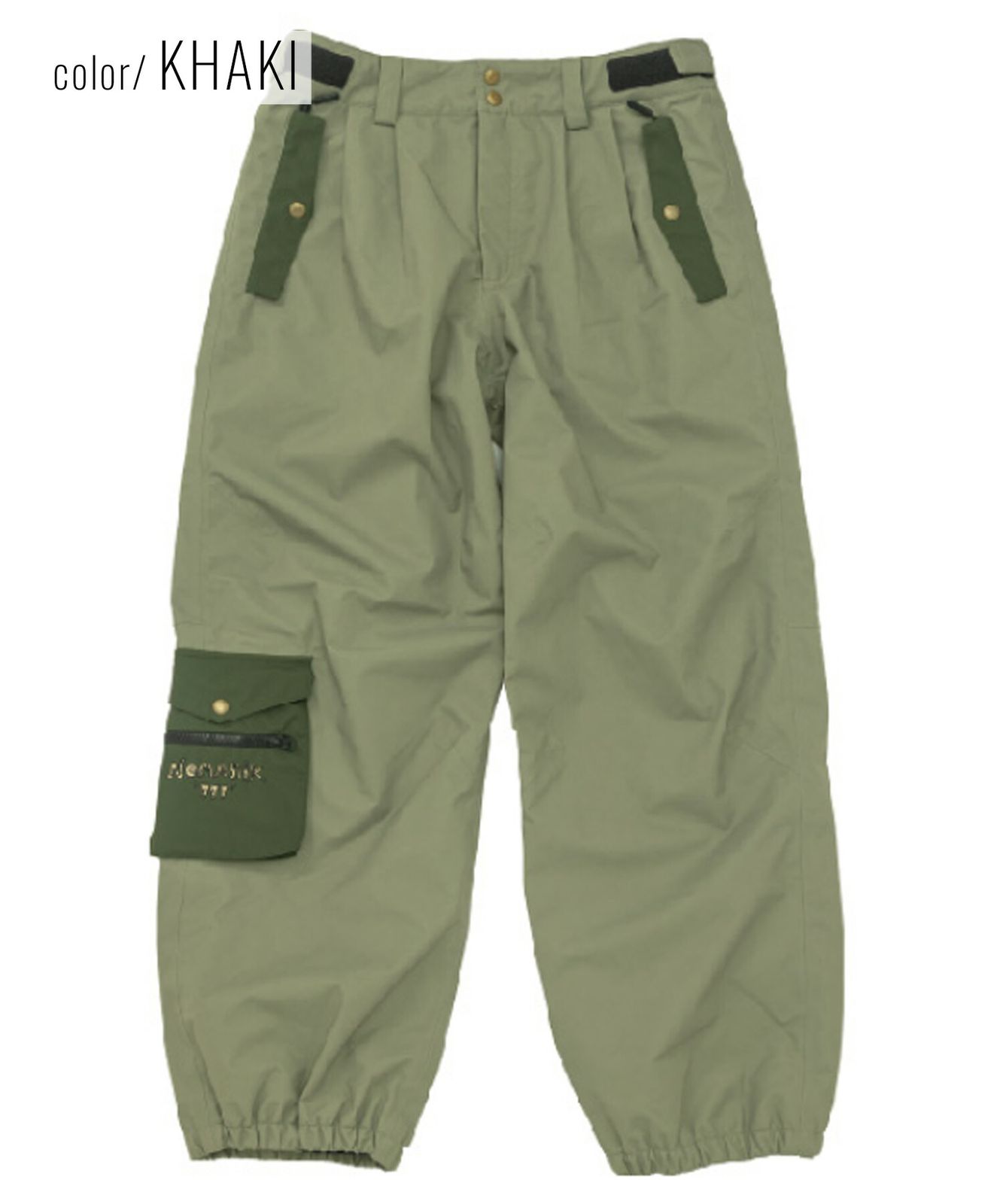 NOMADIK オリーブ スノーボードウェアパンツ 25-26 ノマディック ボードパンツ スリーセブン パンツ NOMADIK 777