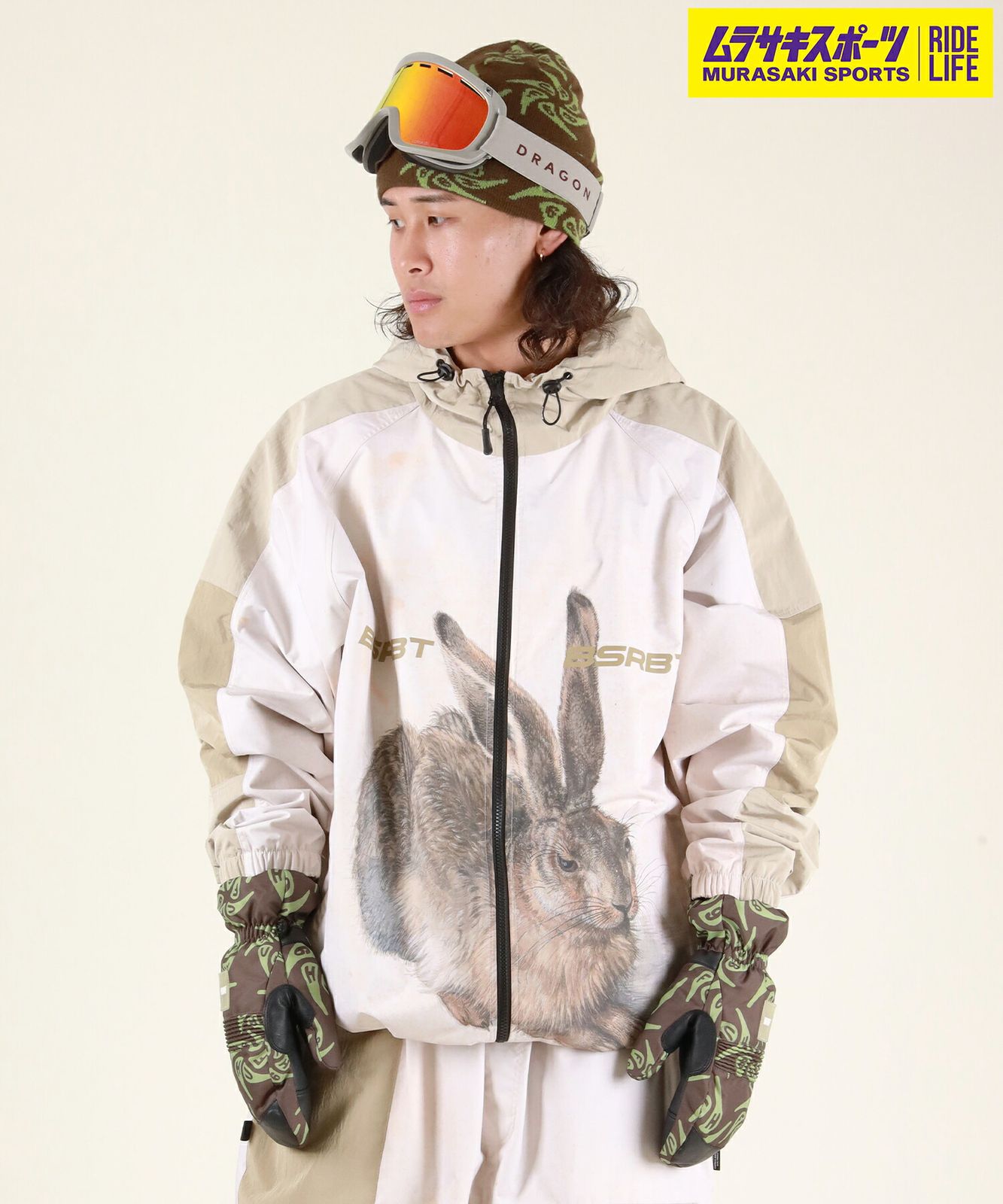 2526】新品 BSRABBIT ビーエスラビット スノーボード ウェア