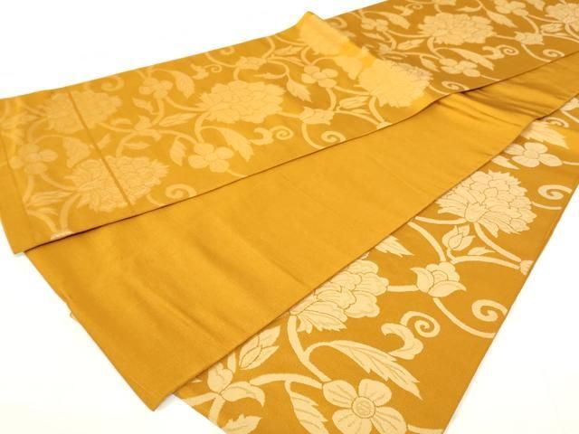 平和屋着物◎全通柄 本袋帯 更紗花唐草文 正絹 逸品 DAAZ9270qp - メルカリ