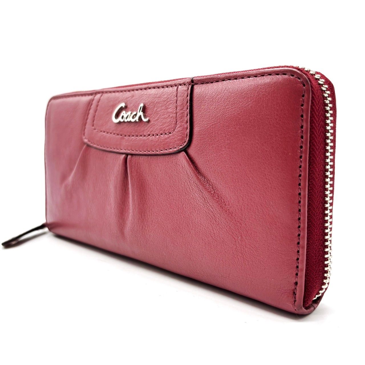 ✨良品✨ COACH コーチ 長財布 ロングウォレット ラウンドファスナー 