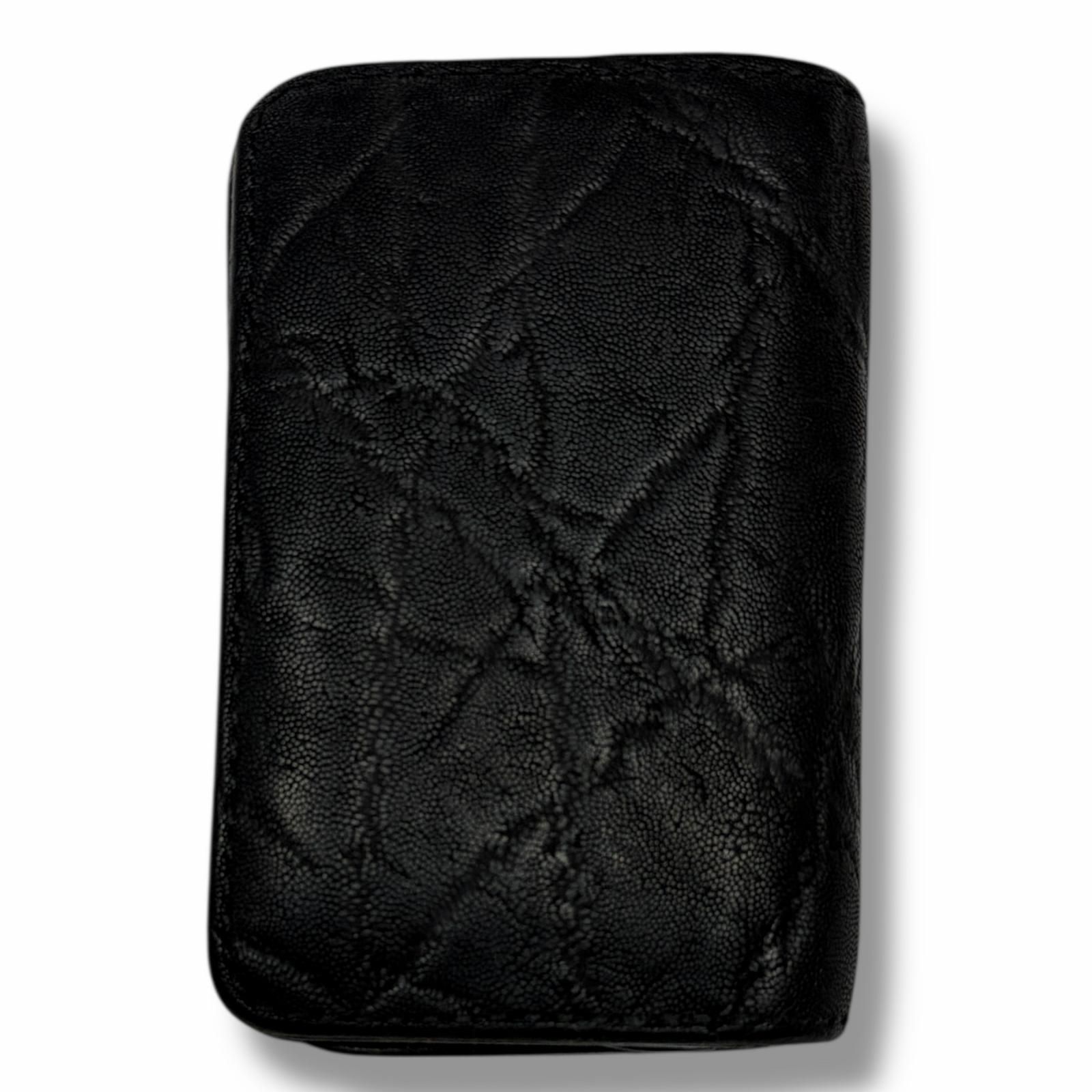 FUNNY レザーウォレット 二つ折り財布 ファニー ブラック F 2186 M