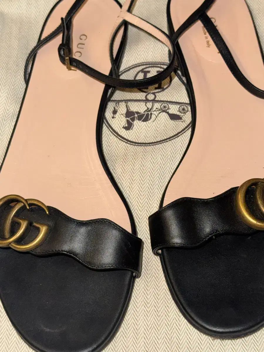 グッチ レディース サンダル ブラック 38.5