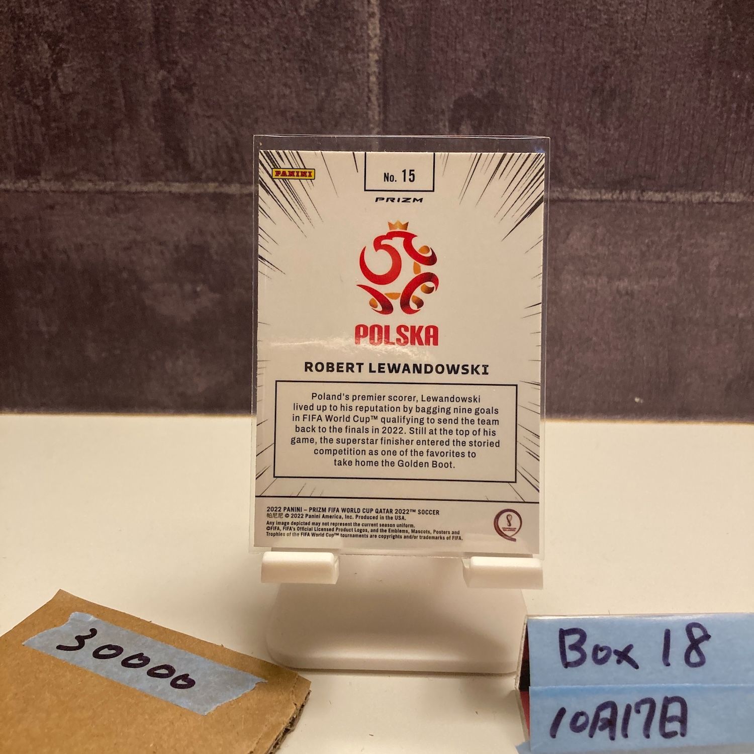 2025 Panini Prizm Fifa World Cup Qatar Robert Lewandowski Poland National Team Manga Insert カード