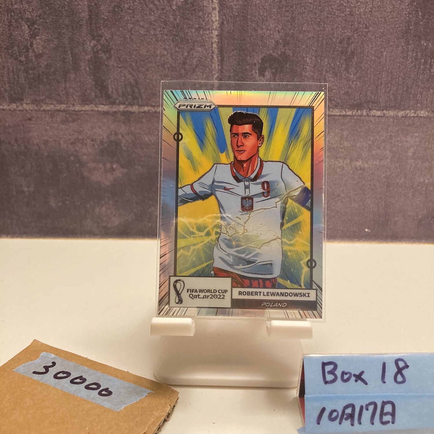 2025 Panini Prizm Fifa World Cup Qatar Robert Lewandowski Poland National Team Manga Insert カード