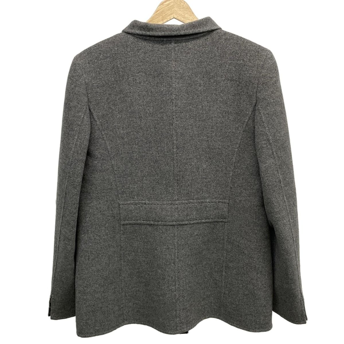 DAKS ダックス ロングコート グレー DAKS(ダックス) コート サイズ42 XL レディース美品 グレー 長袖/秋/冬