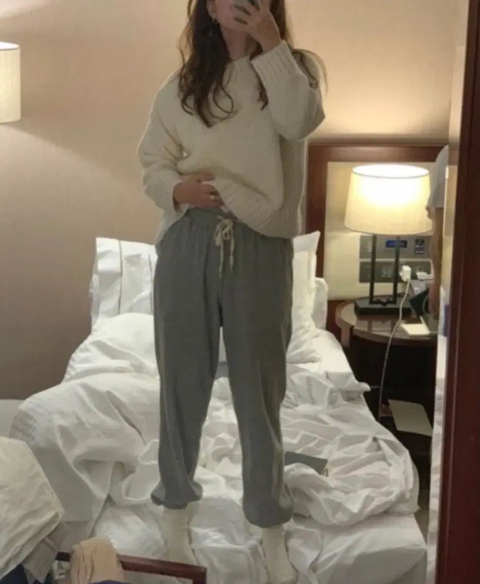 モネマーケット MONE リボン빛 エバジョガー パンツ