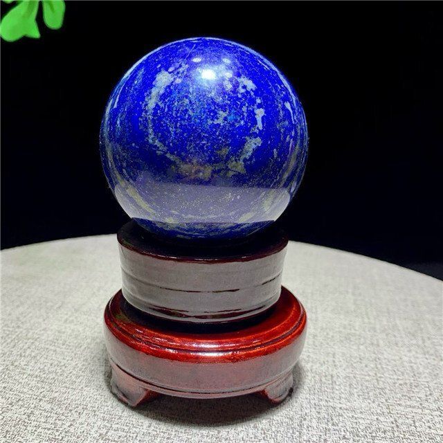 AAA級天然ラピスラズリ丸玉B1126 B097