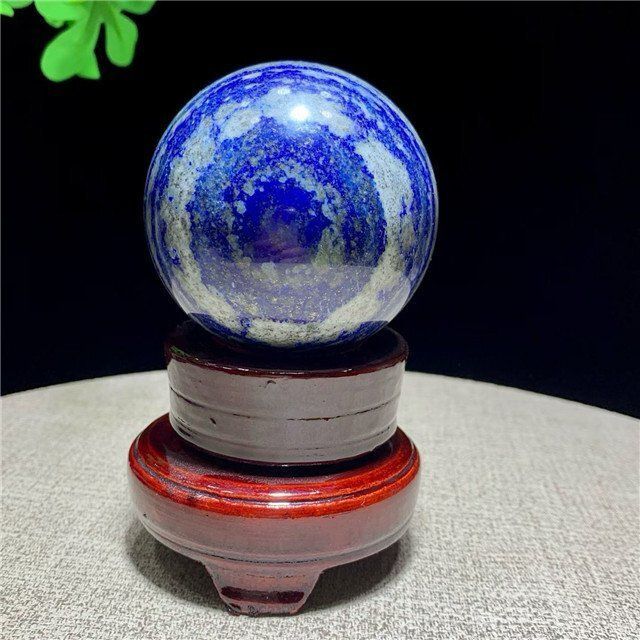 AAA級天然ラピスラズリ丸玉B1126 B097 258B