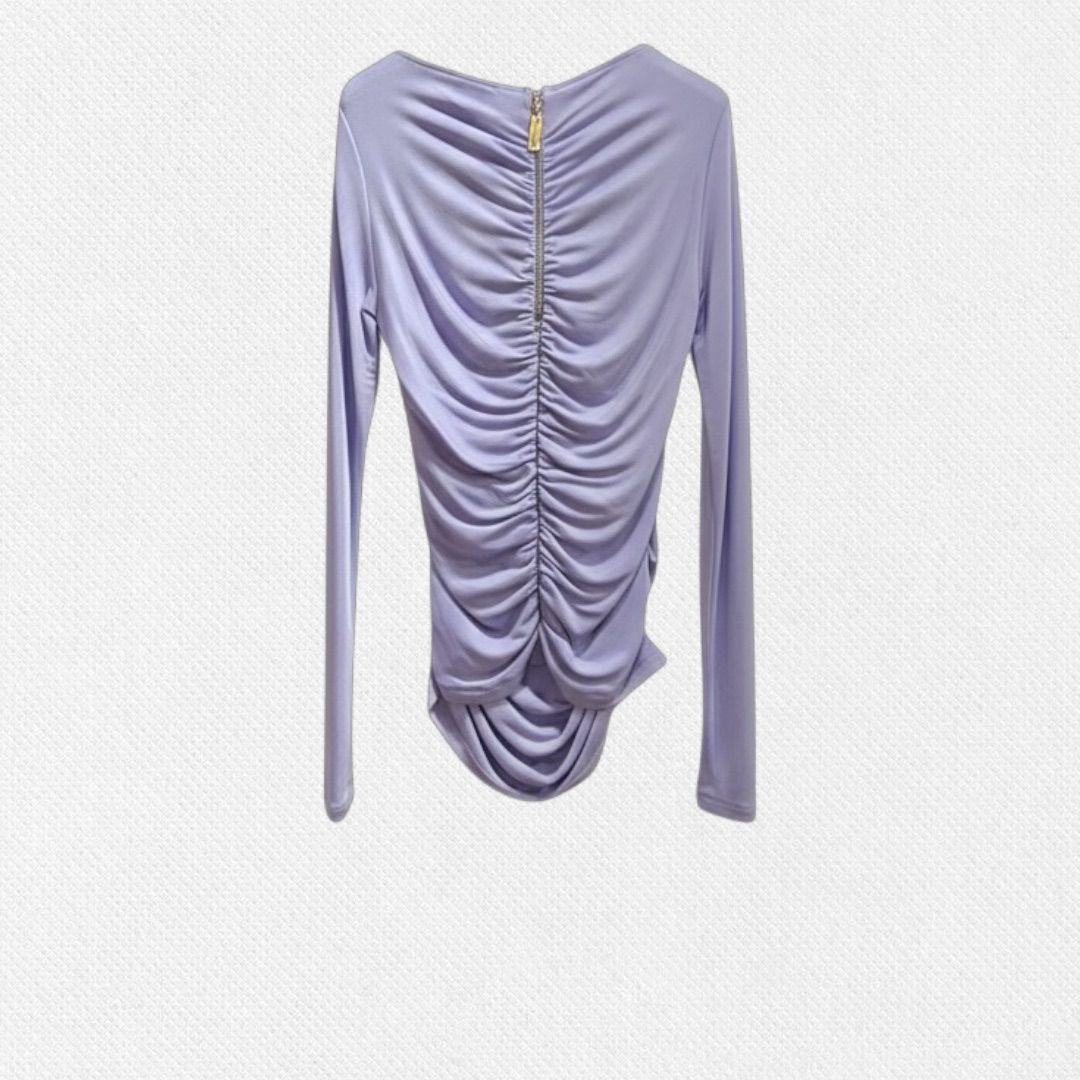 エリザベッタフランキ ELISABETTA FRANCHI ブラウス ラベンダー レディース カットソー イタリア製