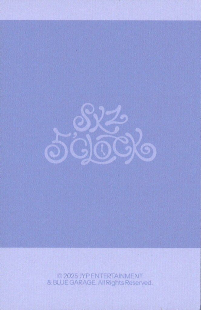 Stray Kids Seungmin 2025 SKZ 5'CLOCK ポラロイドカード - メルカリ