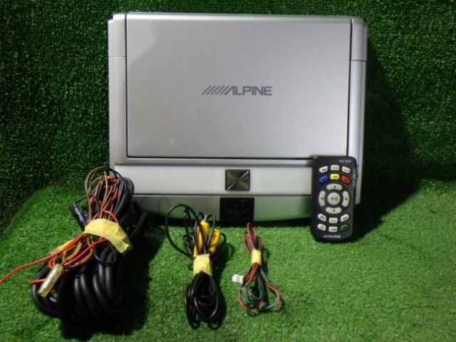 N 232 6 アルパイン TMX R 2200 MG 10 2インチフリップダウンモニター リモコンセット