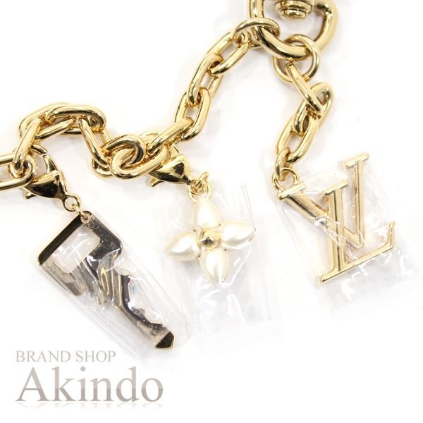 新品】ルイヴィトン バッグチャーム・LV チャーム チェーン