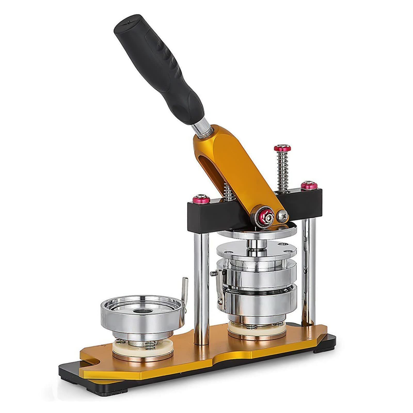 商品 缶バッジマシーン 新型缶バッチマシーン 回転バッジマシン 58 mm缶バッヂ製造機 缶バッジメーカー DIYバッジマシン DIYバッジ バッジ素材 付き DIYのおもちゃ 手芸 ハンドメイドキット 手づくり 缶バッチ 花粉症