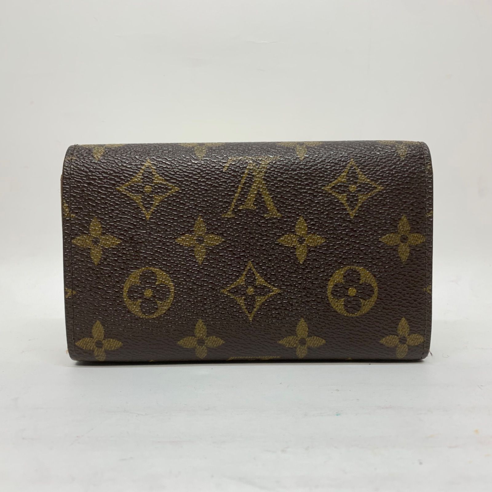 3023 LOUIS VUITTON ルイヴィトン モノグラム トレゾール 折り財布