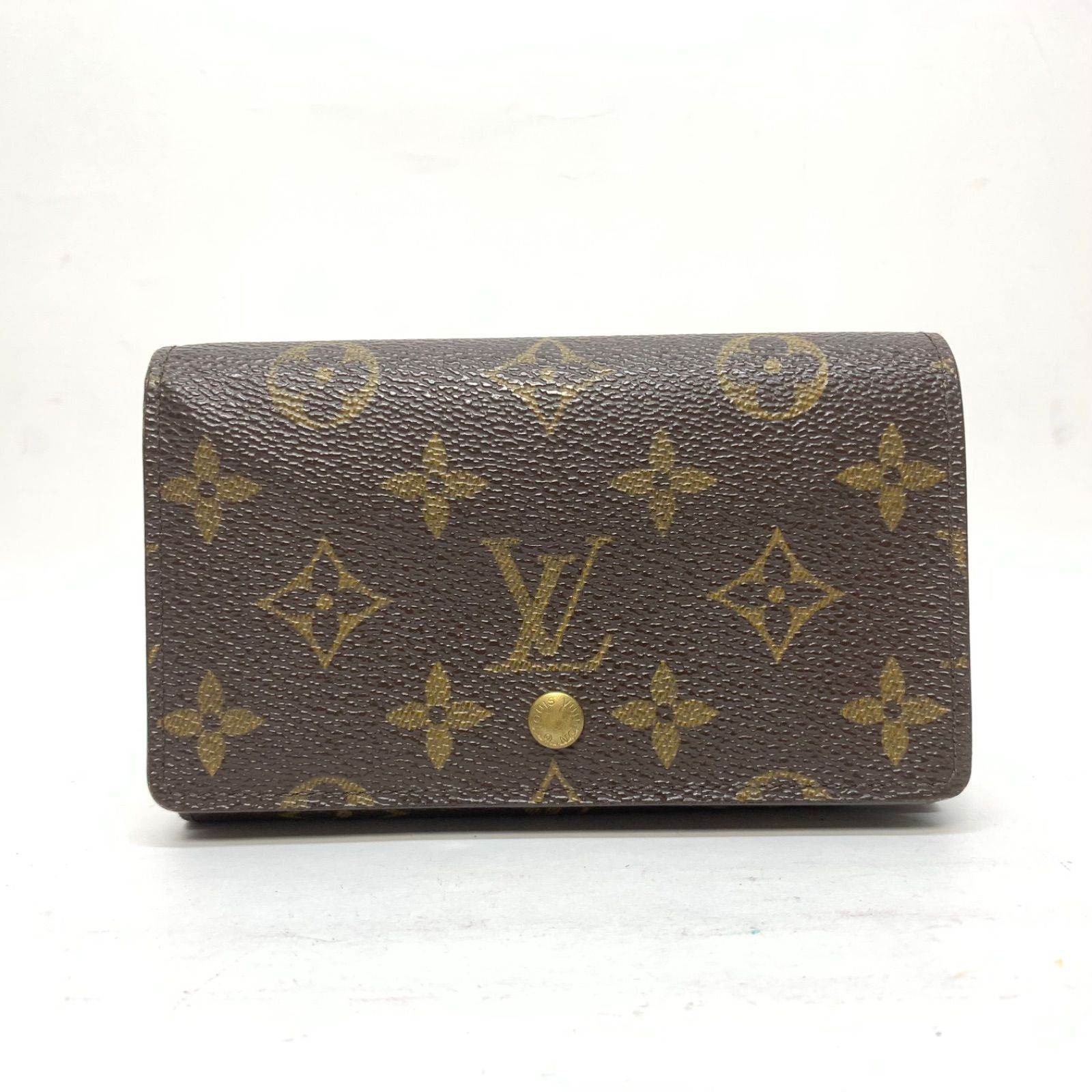 3023 LOUIS VUITTON ルイヴィトン モノグラム トレゾール 折り財布