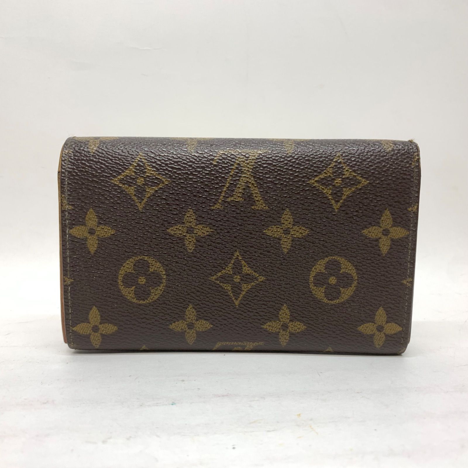 LOUIS VUITTON ルイヴィトン トレゾール 折り財布 モノグラム L字