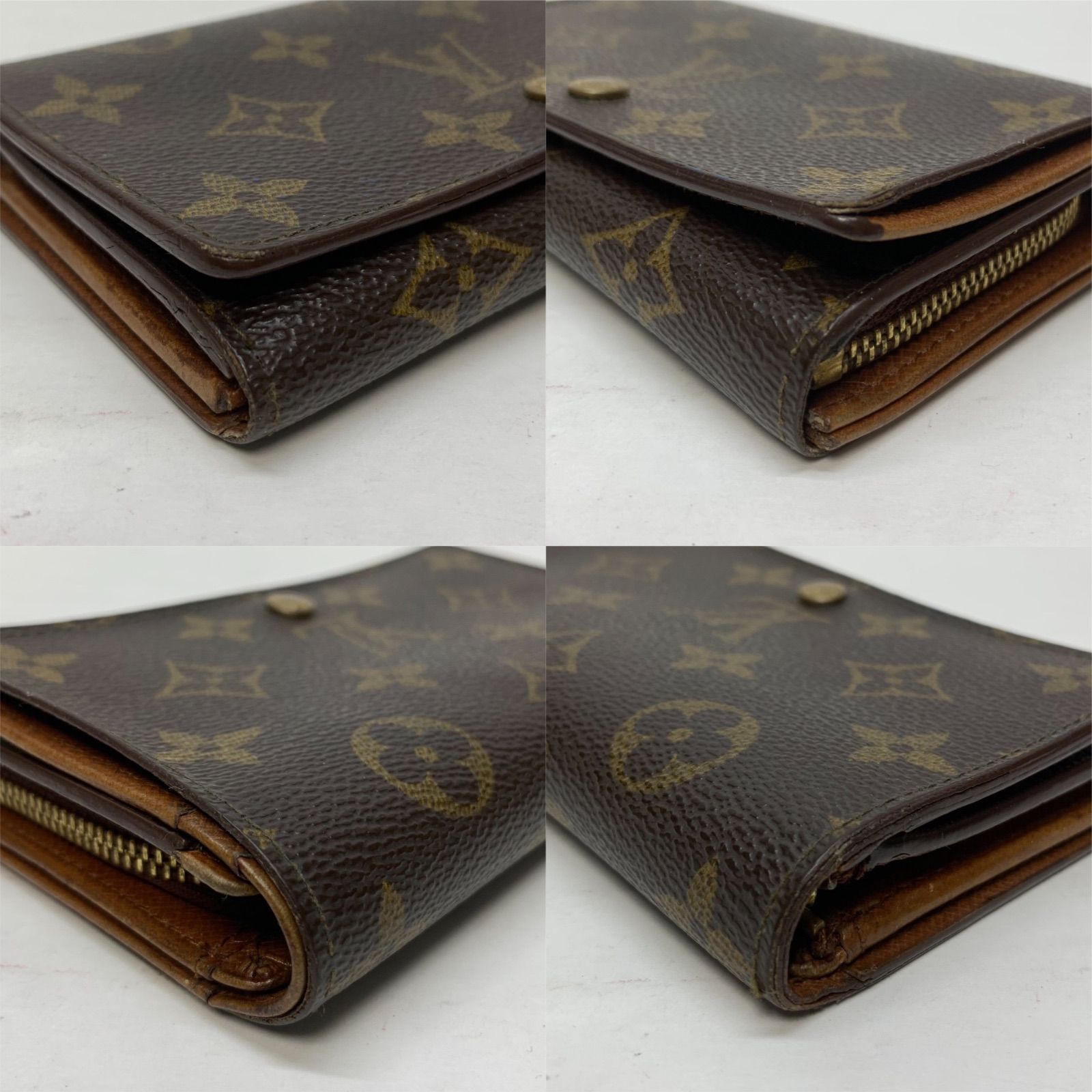 LOUIS VUITTON ルイヴィトン トレゾール 折り財布 モノグラム L字