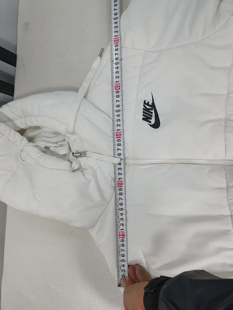  ナイキ ロングダウンジャケット ビックスウォッシュ リバーシブル 両面 ジャケット 白 L ダウンジャケット ジャケット アウター