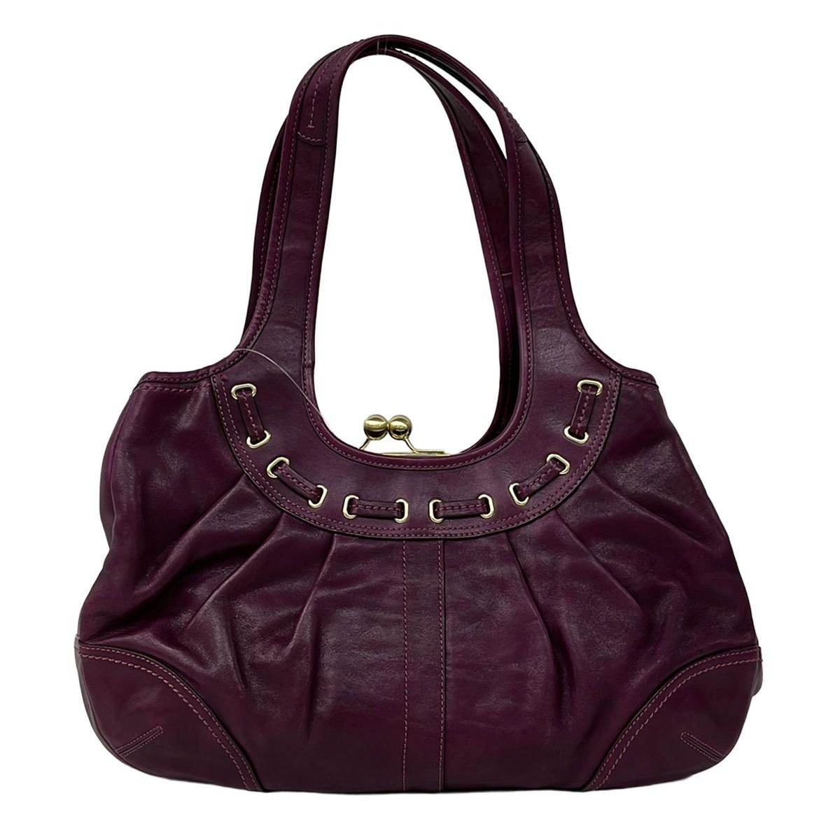 COACH(コーチ) ショルダーバッグ エルゴレザーレースドフレーム 