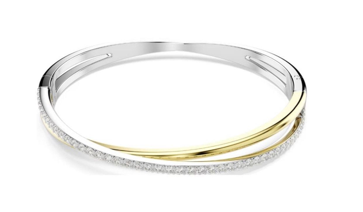 スワロフスキーSwarovski Hyperbolaバングル Mサイズ