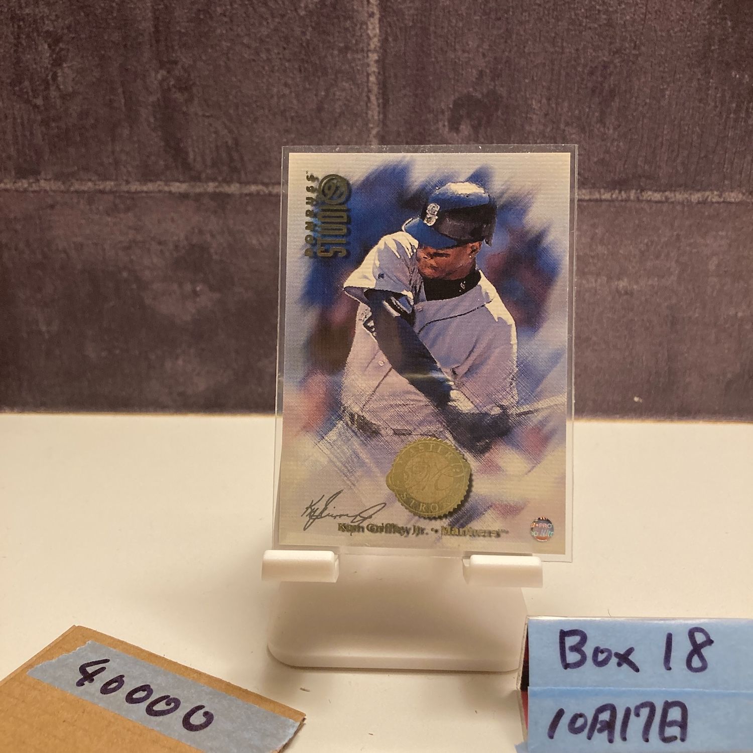 1997 Donruss Ken Griffey Jr 0369 2000 Seattle Mariners Studio Press Proof カード