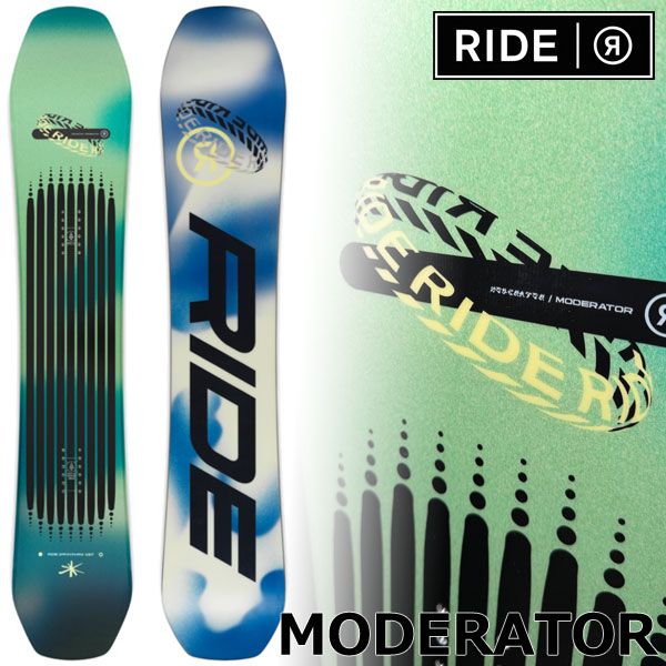 25-26 RIDE ライド モデレーター メンズ レディース スノーボード パウダー 板 2026