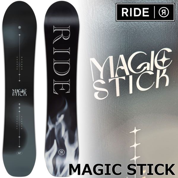 25 26 RIDE ライド MAGIC STICK マジックスティック レディース スノーボード パーク 板 2026