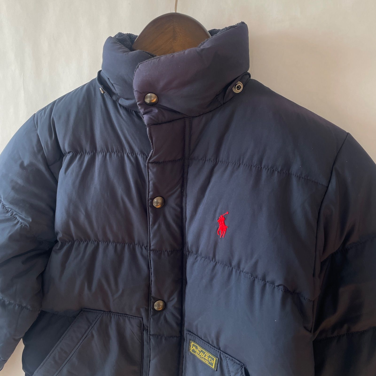 ポロバイラルフローレン キッズ 140 cm S 8 ダウンジャケット ネイビー