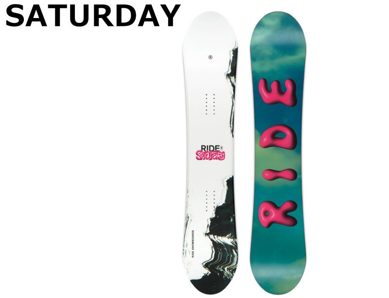25-26 RIDE ライド サタデー レディース スノーボード パーク 板 2026