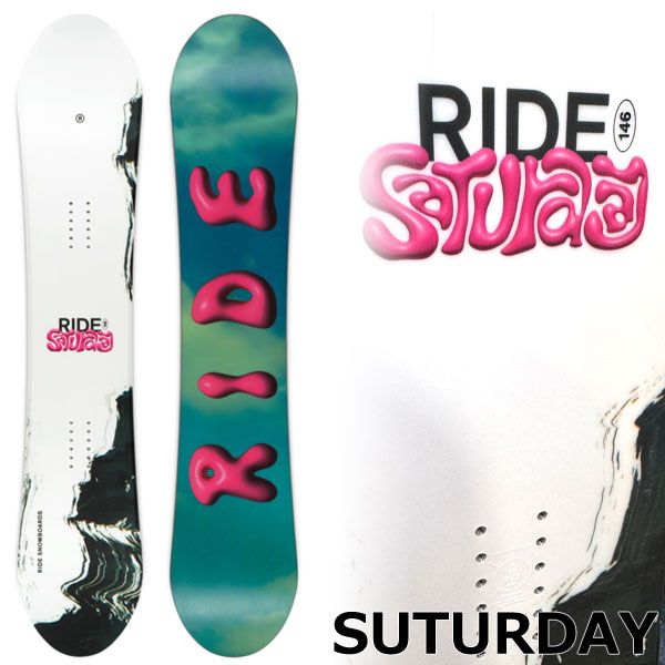 25-26 RIDE ライド サタデー レディース スノーボード パーク 板 2026