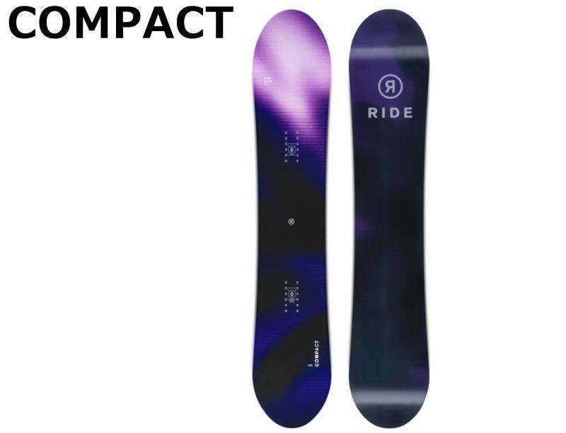 25-26 RIDE ライド COMPACT コンパクト レディース スノーボード パーク 板 2026