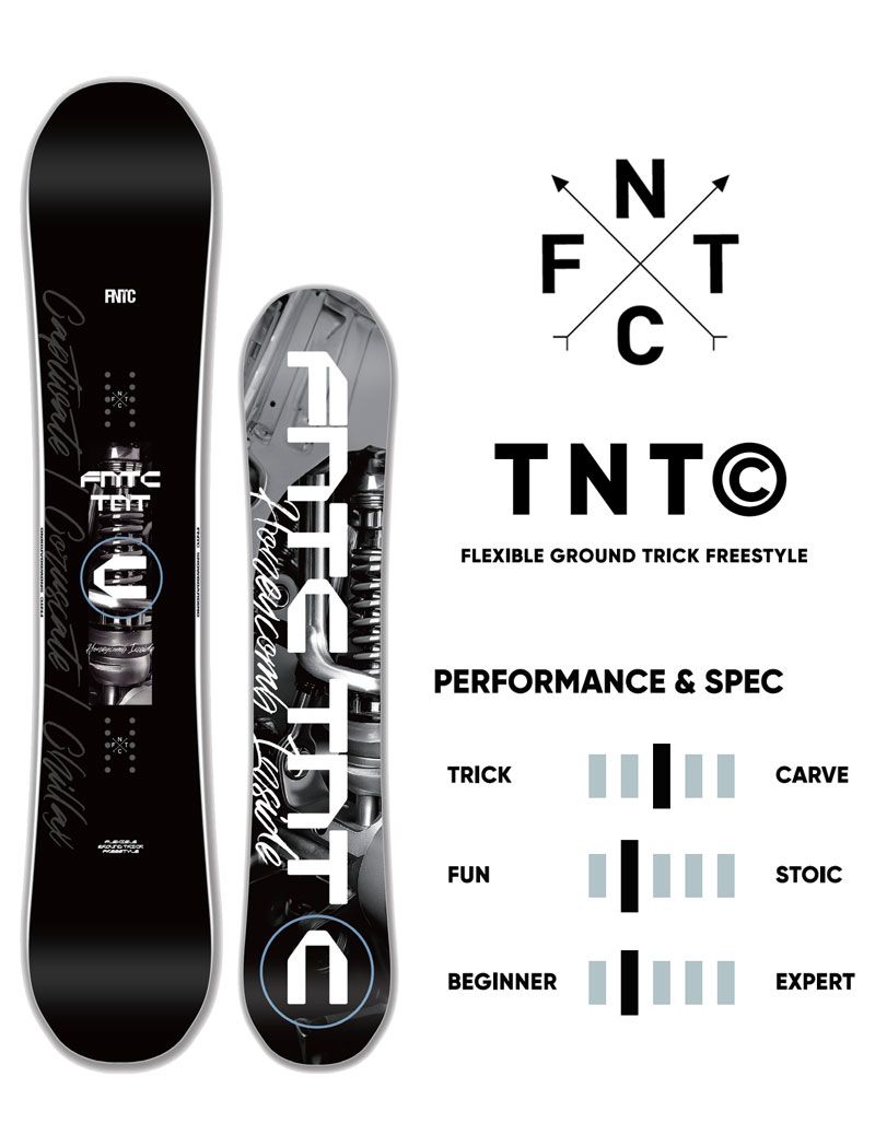 25-26 FNTC エフエヌティーシー TNT-C ティーエヌティーシー メンズ レディース スノーボード スノボー先生 グラトリ 板 2026