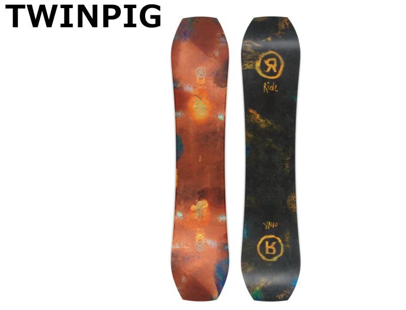 25 26 RIDE ライド TWINPIG ツインピグ メンズ レディース スノーボード パウダー 板 2026