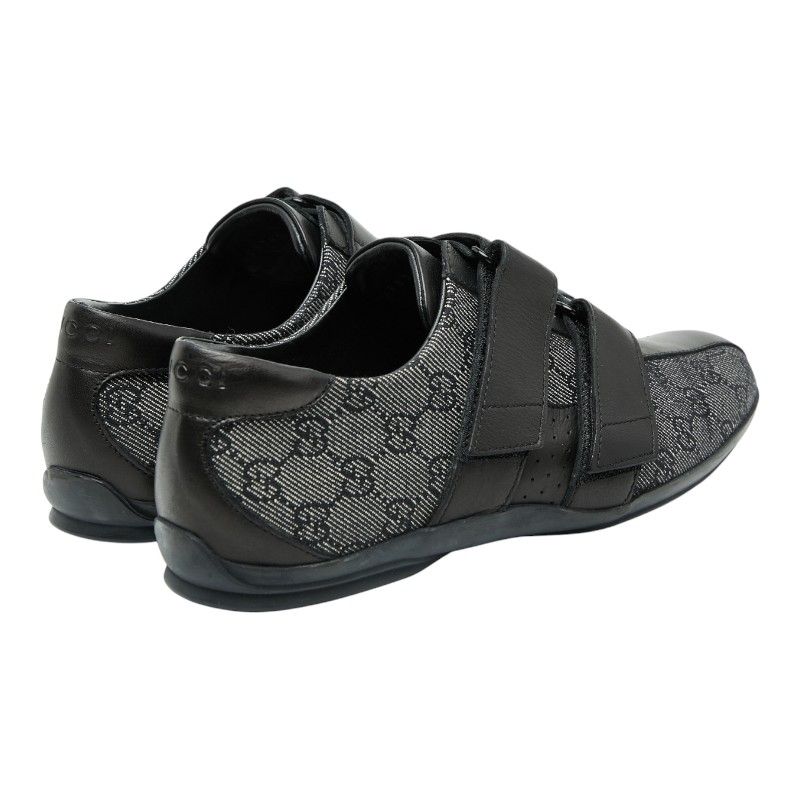 グッチ GGキャンバス ベルクロ ローカット スニーカー サイズ：8.5