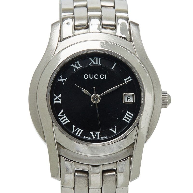 グッチ Gクラス 5500 L ステンレススチール レディース GUCCI 1-0244126