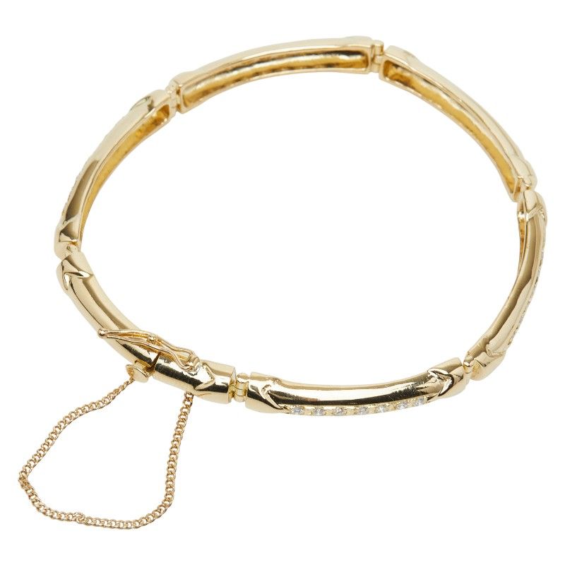 テニス ブレスレット K 18 YG イエローゴールド レディース 1-0244468