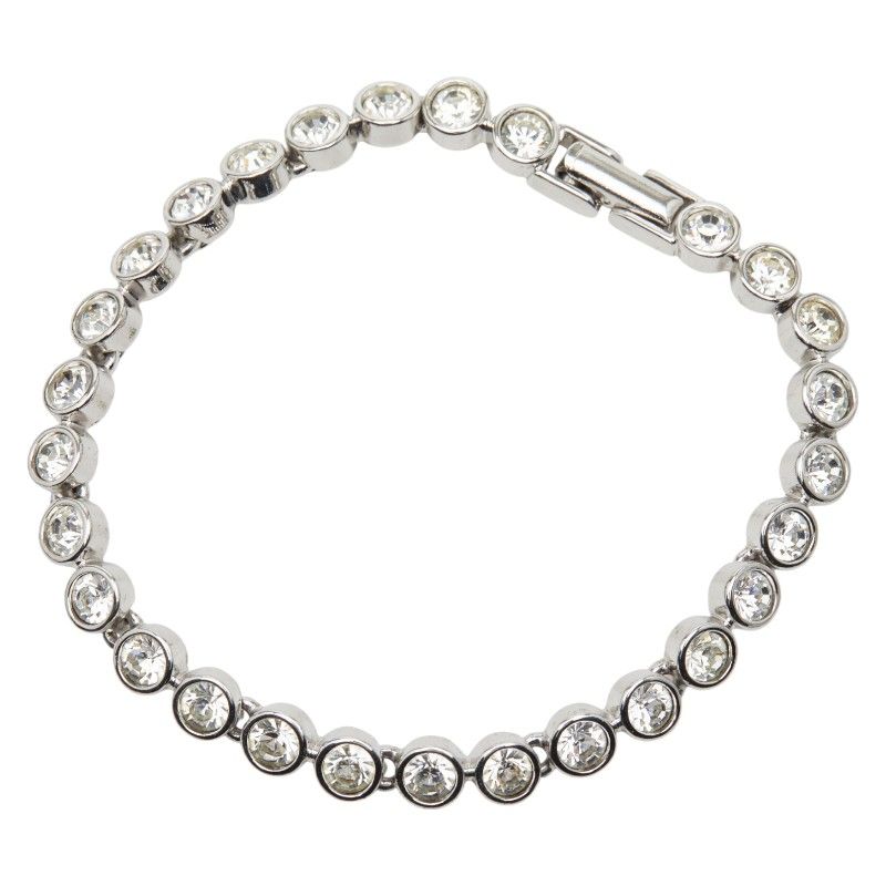 スワロフスキー テニスブレスレット シルバー メタル レディース 1 0245448